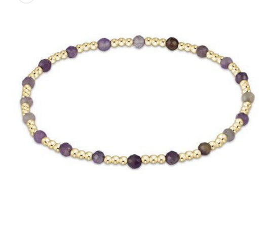 Enewton "Sincerity" Pattern 3mm Bead Bracelet -Amethyst