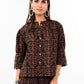 Uncle Frank Poet Shirt-Black/Brown