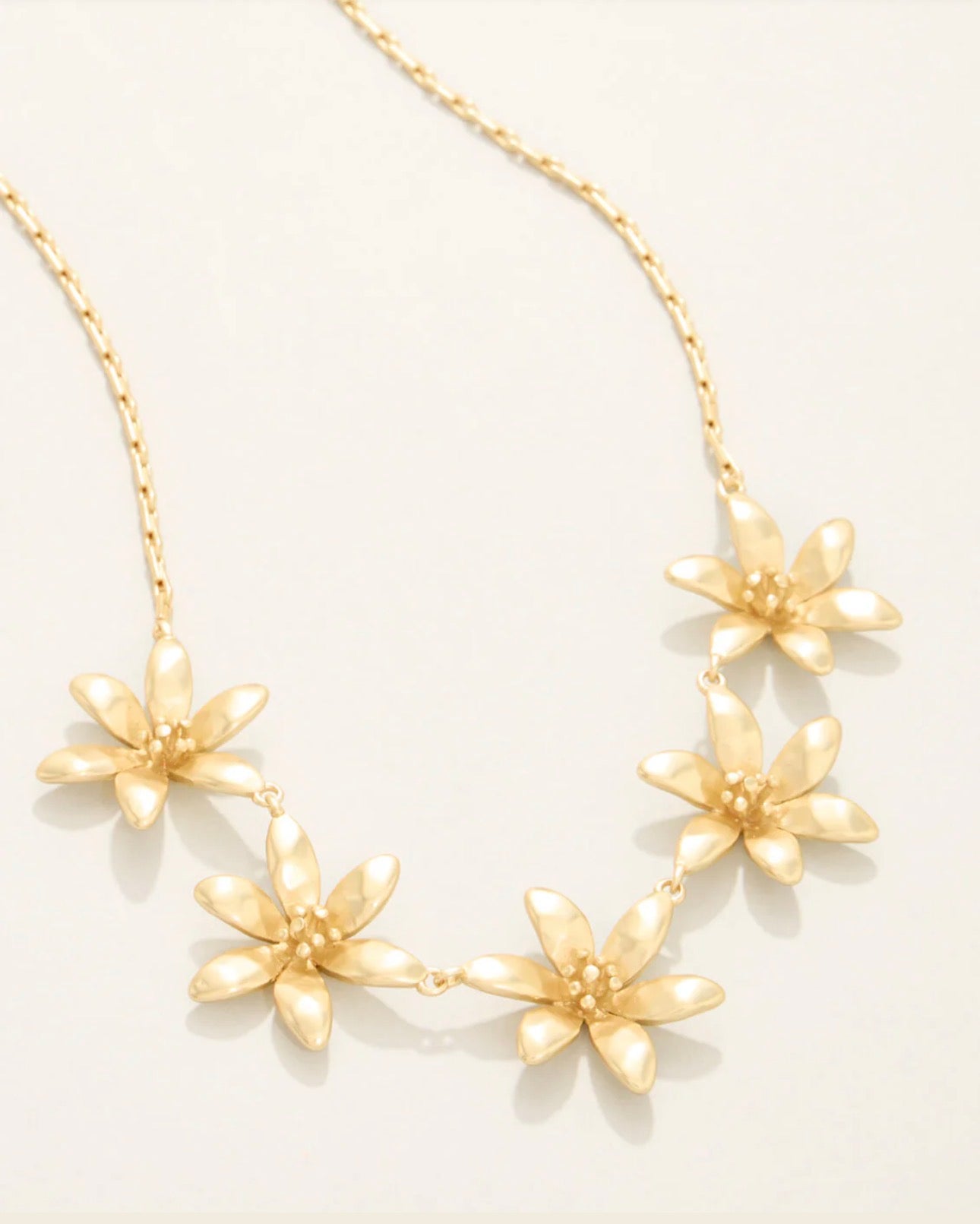 Spartina 449 River Lily Station Necklace 17"-Gold