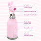 ASOBU Bestie Water Bottle - Giraffe