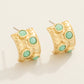 Spartina 449 Karissa Hoop Earrings -Sea Foam