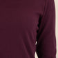 Kut from the Kloth "Noelie" Scoop Neck Long Sleeve Top-Berry