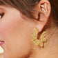 Spartina 449 Kai Flower Hoop Earrings -Gold