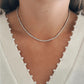 LeMel Classic CZ Tennis Necklace - Silver