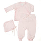 Bei Bei 3pc. Bamboo Set w/Ruffle-Petal Pink