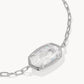 Kendra Scott Elaina Luxe Chain Bracelet -Silver White CZ