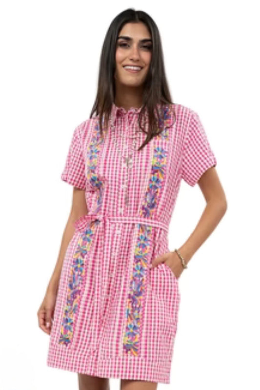 Sister Mary “Dominga” Dress-Pink Geranium