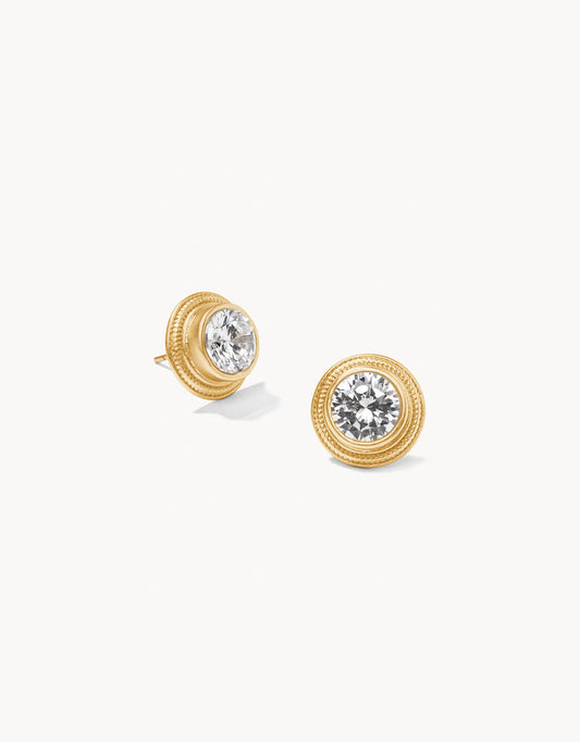 Spartina 449 Sparkle Stud Earrings-Crystal