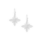 Natalie Wood Designs "Sea Breeze" Cross Drop Earrings-Silver