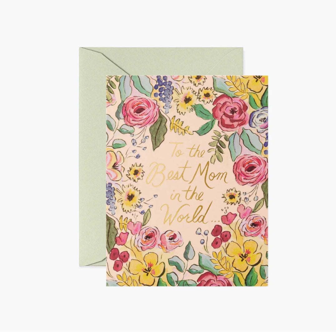 Rifle Paper Co. "To the Best Mom in the World..." Card
