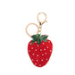 Shiraleah "Strawberry” Beaded Charm/Key Ring
