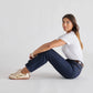 Dolce Vita “Merit” Sneaker-White/Gold Leather