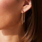 Spartina 449 SP Fiddler's Cove Hoop Earrings-Gold