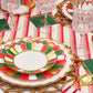 Sophistiplate “Joyful Christmas” Scalloped Salad Plate