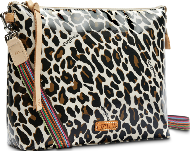 Consuela Downtown Crossbody-Mona Brown Leopard