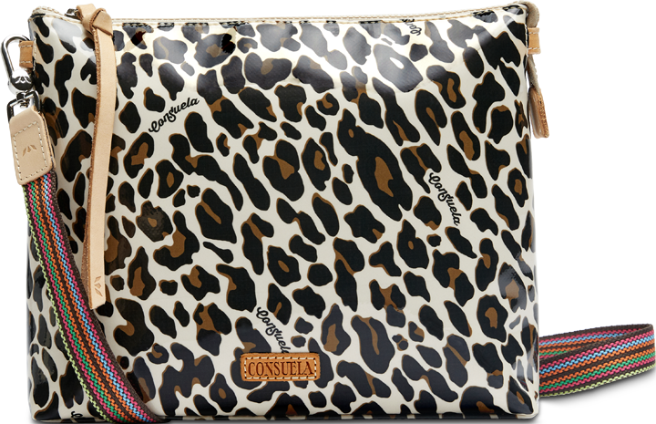 Consuela Downtown Crossbody-Mona Brown Leopard