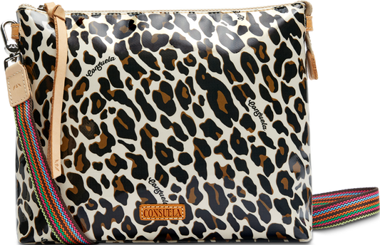 Consuela Downtown Crossbody-Mona Brown Leopard