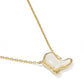 Kendra Scott - Drill Team Boot Pendant Necklace - Gold Ivory MOP