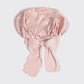 Kitsch Oversized Satin Bonnet-Blush
