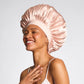 Kitsch Oversized Satin Bonnet-Blush