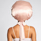 Kitsch Oversized Satin Bonnet-Blush