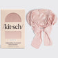 Kitsch Oversized Satin Bonnet-Blush