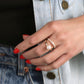 Melinda Maria “Perfect Pearl” Stacked Ring-Gold