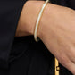 Melinda Maria “Ashley” Pavé Cuff-Gold/White