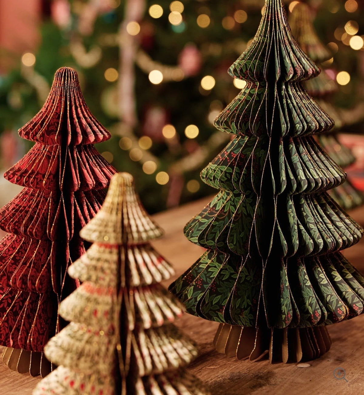 Rifle Paper Co. "Christmastide" Honeycomb Tree Decor