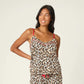 PJ Salvage "Holiday Dreams" Leopard Print Cami