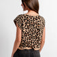 Kerisma "Tetra"  Leopard Sweater-Camel Multi