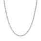 LeMel Graduated CZ Tennis Necklace-silver