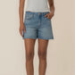 Kut from the Kloth "Jane" High Rise Wide Leg Short-Whiz Light Wash