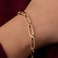 Gorjana Zoey Statement Link Bracelet-Gold