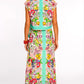 Elizabeth James "Jackie" Top-Vintage Scarf
