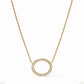 Julie Vos “Stardust” Delicate Necklace- Gold/CZ