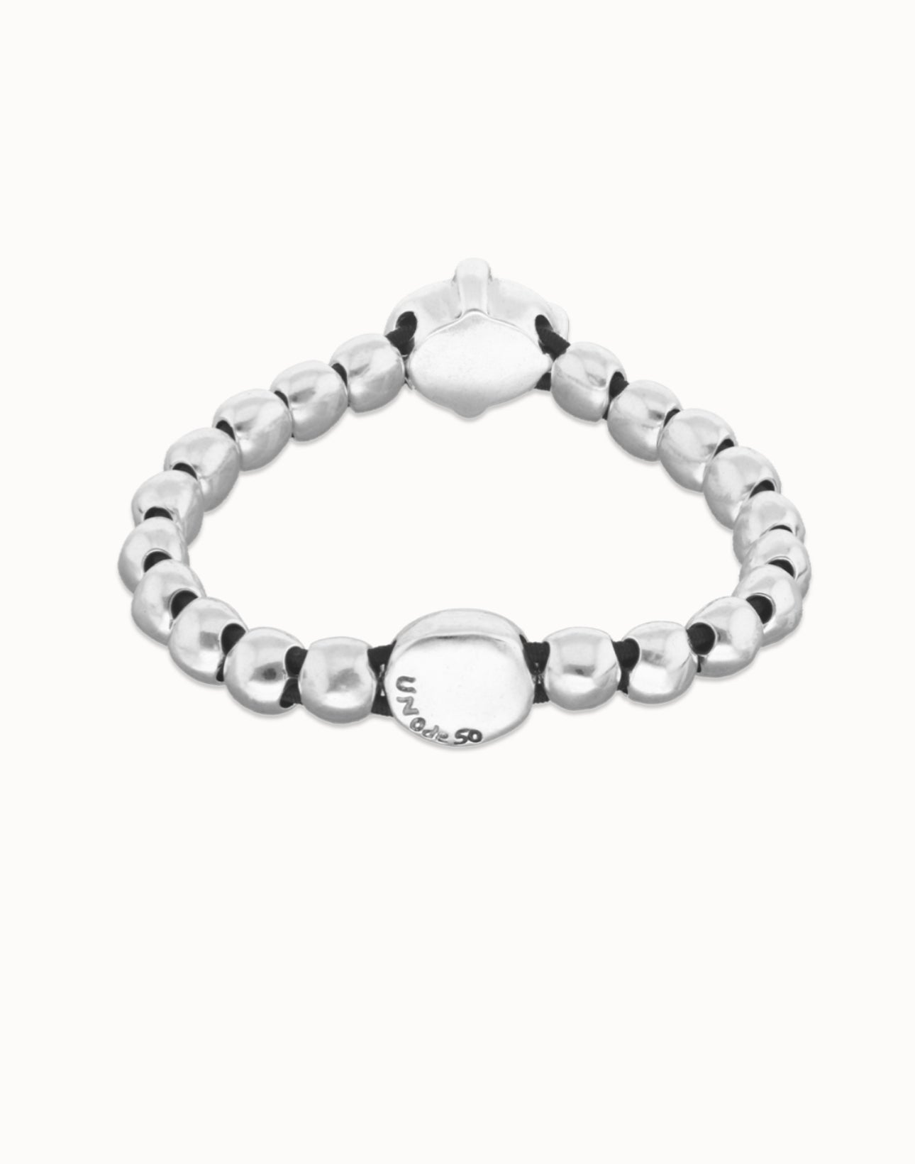 Uno de 50 “Ser Deslumbrante” (be stunning) Stretch Bracelet- Silver/Pink