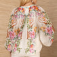 Hale Bob “Aarna” L/S Chiffon Top-Ivory