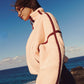 Free People Movement "Mountain High" 1/2 Zip-Pina Colada/Red Velvet