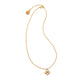 Capucine de Wulf “Berry Clover” Double-sided Charm Necklace 18"- MOP