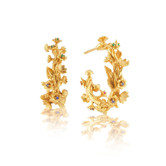 Capucine de Wulf “Meadow” Small Hoop Earrings - Gold