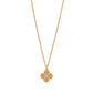 Capucine de Wulf “Berry Clover” Double-sided Charm Necklace 18"- MOP