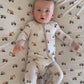 Caden Lane “Little Builder” Convertible Zip Romper
