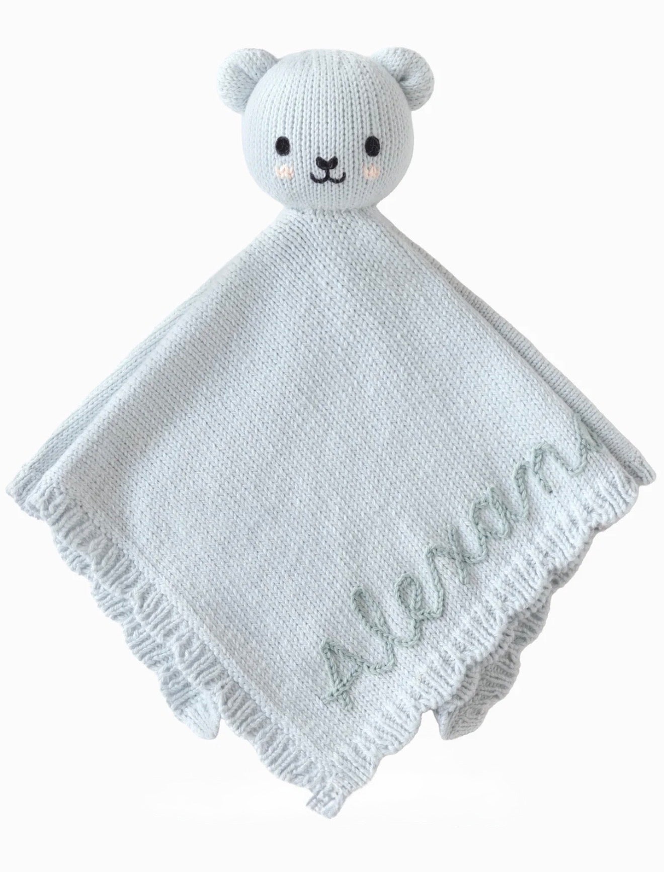 Cuddle + Kind “Baby Bear” Lovey-Blue