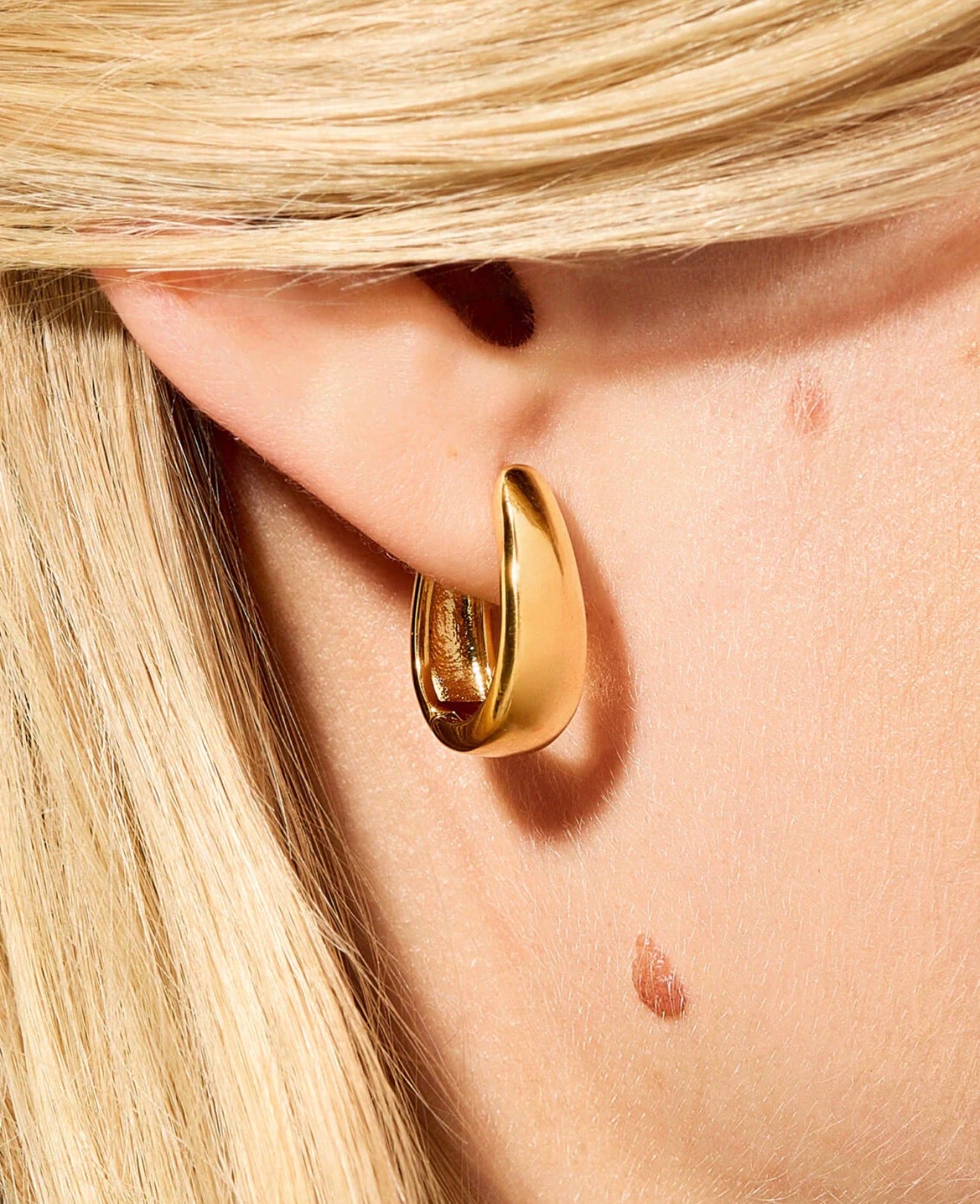 Spartina 449 SP Chatham Hoop Earring 18mm-Gold