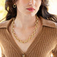 Capucine de Wulf “Regal” Link Necklace, 16"+2" - Gold