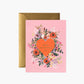 Rifle Paper Co. "Blooming Heart Valentine" Card