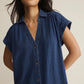 Z Supply Shellbound Twill Dress-Twilight Blue