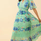 Hale Bob “Angie” Chiffon Maxi Dress-Mint