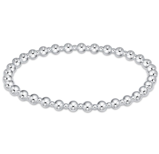Enewton Extends “Classic Grateful” Silver 4mm Bead Bracelet-Silver